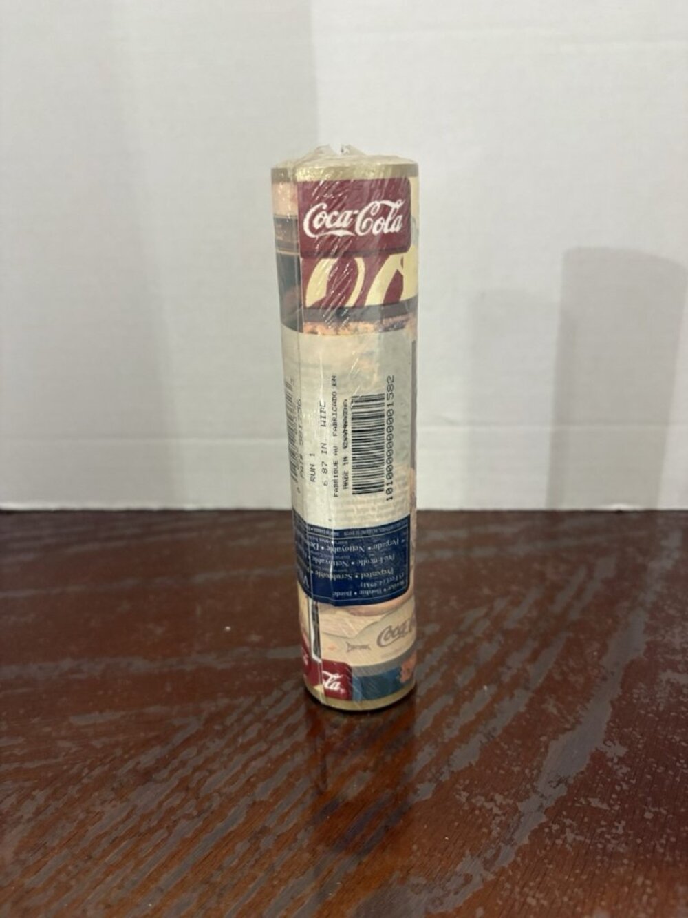 Vintage 1995 Coca Cola Wallpaper Border 6 7/8 X 5 yards Victorian 581756 Sealed